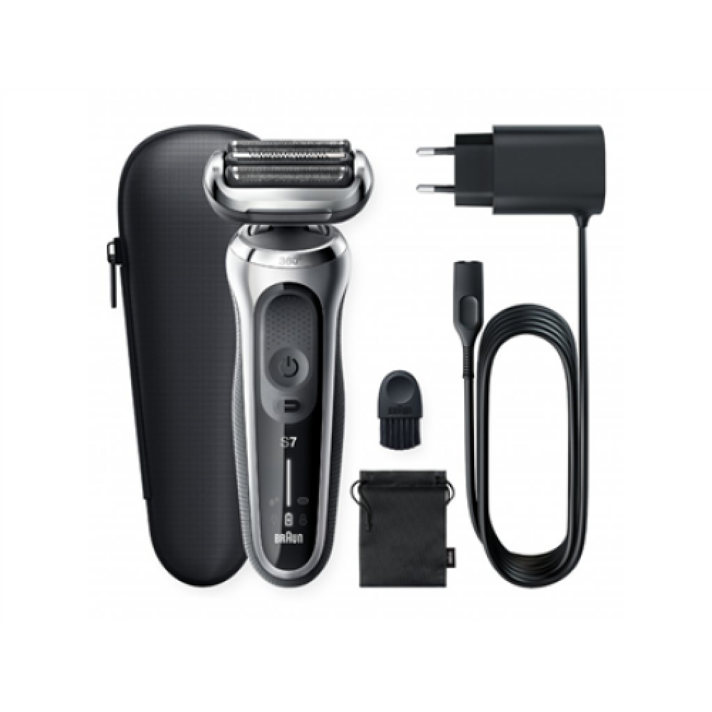 Braun , Shaver , 71-S1000s , Operating time (max) 50 min , Wet & Dry , Silver/Black