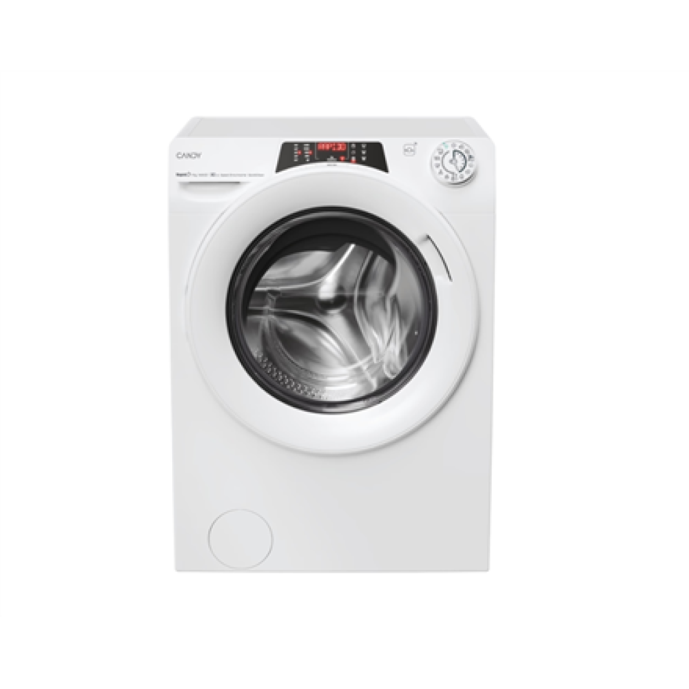 Candy Washing Machine , RO 496DWM7/1-S , Energy efficiency class A , Front loading , Washing capacity 9 kg , 1400 RPM , Depth 53 cm , Width 60 cm , Display , TFT , Steam function , Wi-Fi