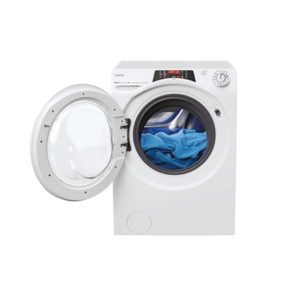 Candy Washing Machine , RO 496DWM7/1-S , Energy efficiency class A , Front loading , Washing capacity 9 kg , 1400 RPM , Depth 53 cm , Width 60 cm , Display , TFT , Steam function , Wi-Fi