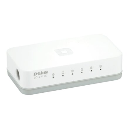 D-Link , 5-Port Fast Ethernet Easy Desktop Switch , GO-SW-5E/E