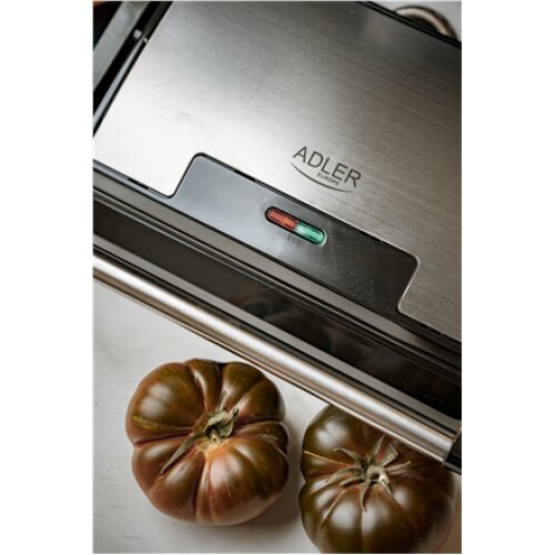 Adler , Electric Grill , AD 3052 , Table , 1200 W , Stainless steel