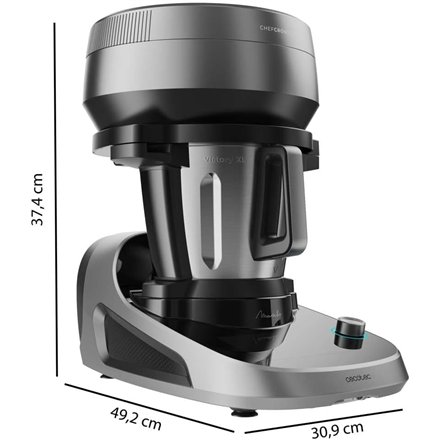 Cecotec Mambo CooKing Victory , Multifunctional Robot , 1700 W , Number of speeds 19 , Bowl capacity 4.5 L , Black/Grey