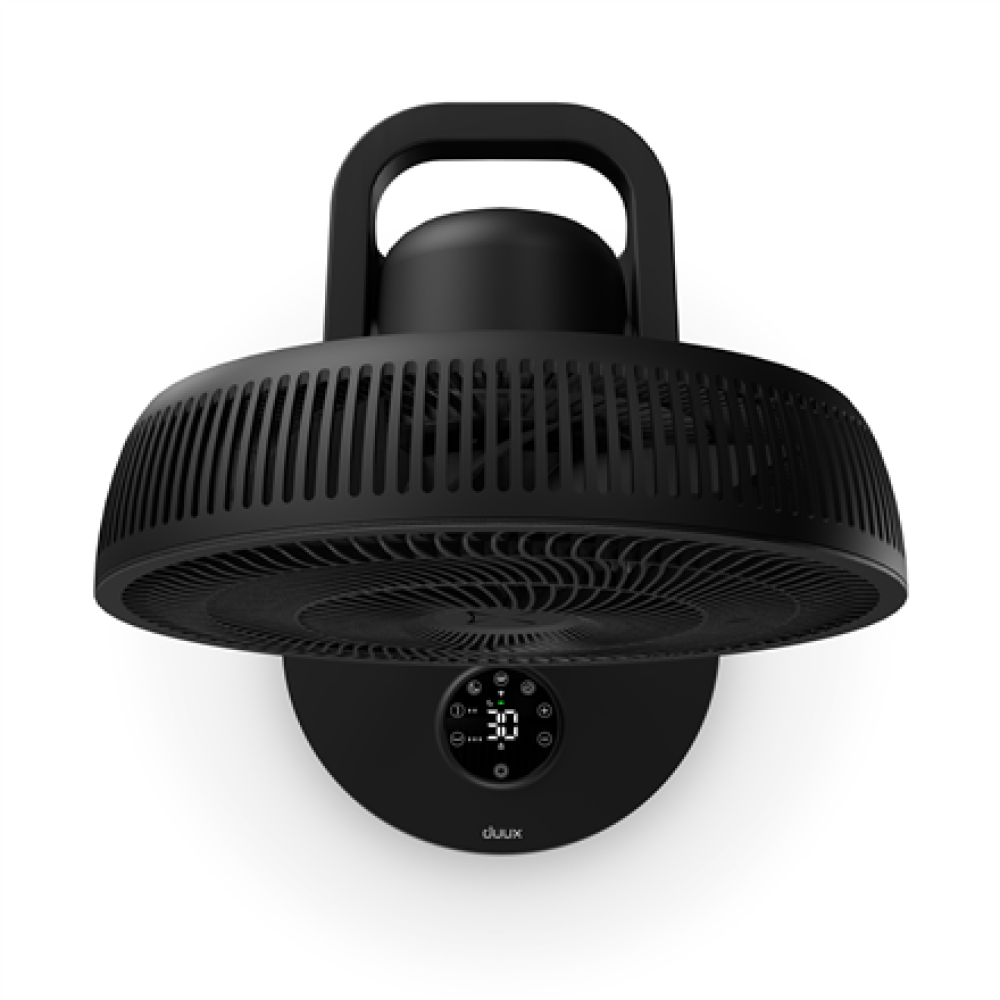 Duux Fan , Whisper Flex 2 , Stand Fan , Black , Diameter 34 cm , Number of speeds 30 , Oscillation , 2-21.5 W , Remote control