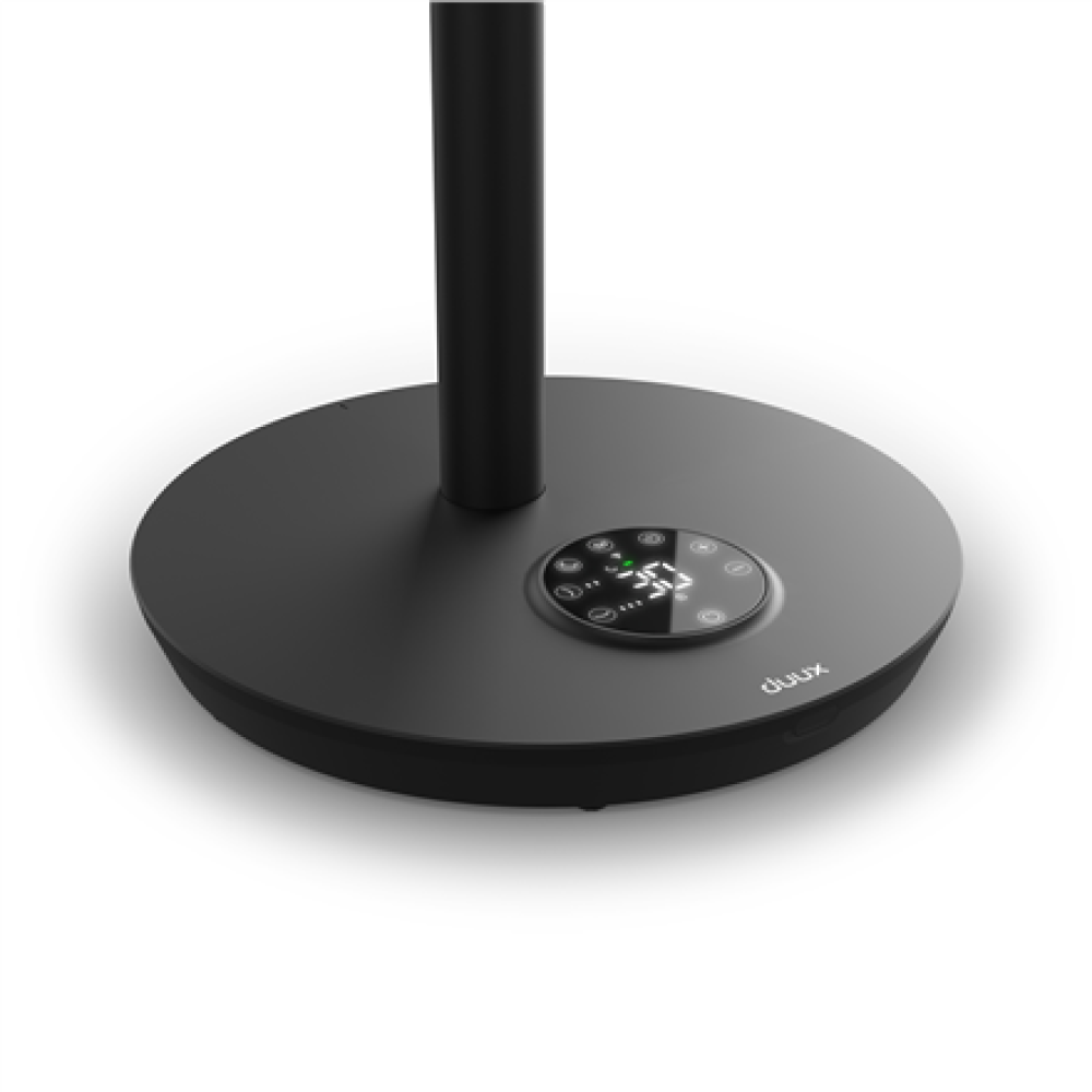 Duux Fan , Whisper Flex 2 , Stand Fan , Black , Diameter 34 cm , Number of speeds 30 , Oscillation , 2-21.5 W , Remote control
