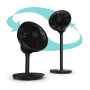 Duux Fan , Whisper Flex 2 , Stand Fan , Black , Diameter 34 cm , Number of speeds 30 , Oscillation , 2-21.5 W , Remote control
