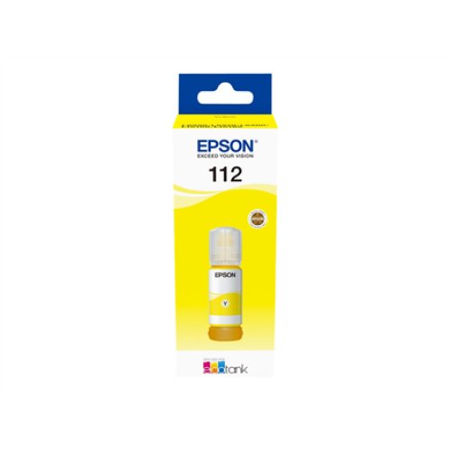Epson 112 EcoTank Pigment , C13T06C44A , Ink Bottle , Yellow