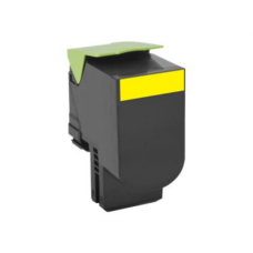 Lexmark 80C2HYE , 802HYE Yellow High Yield Corporate Cartridge (3k) , Cartridge , Yellow