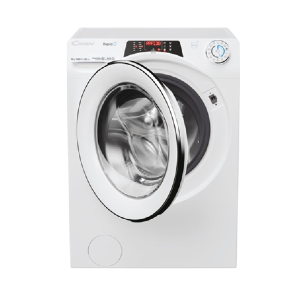 Candy , Washing Machine , RO 6106DWMC7/1-S , Energy efficiency class A , Front loading , Washing capacity 10 kg , 1600 RPM , Depth 58 cm , Width 60 cm , Display , TFT , Steam function , Wi-Fi
