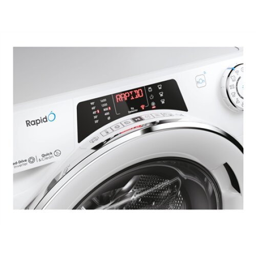 Candy , Washing Machine , RO 6106DWMC7/1-S , Energy efficiency class A , Front loading , Washing capacity 10 kg , 1600 RPM , Depth 58 cm , Width 60 cm , Display , TFT , Steam function , Wi-Fi