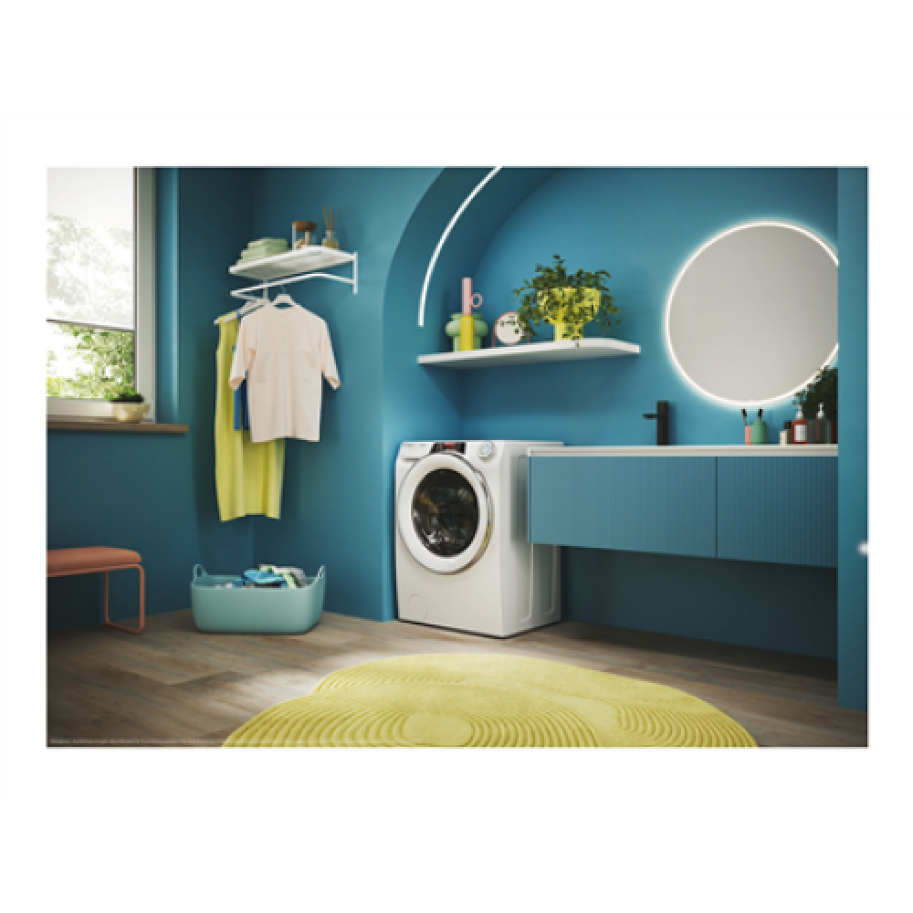 Candy , Washing Machine , RO 6106DWMC7/1-S , Energy efficiency class A , Front loading , Washing capacity 10 kg , 1600 RPM , Depth 58 cm , Width 60 cm , Display , TFT , Steam function , Wi-Fi