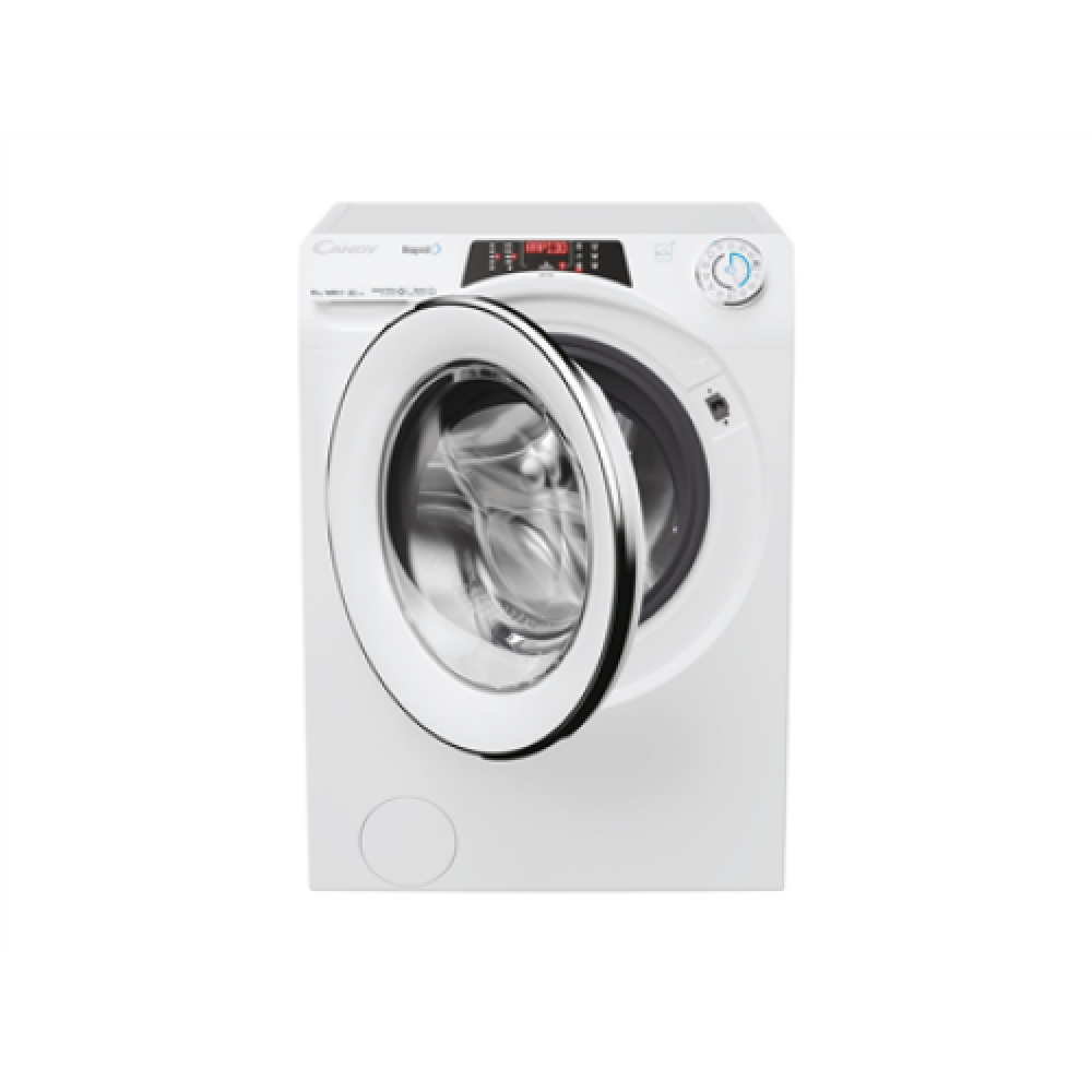 Candy , Washing Machine , RO 6106DWMC7/1-S , Energy efficiency class A , Front loading , Washing capacity 10 kg , 1600 RPM , Depth 58 cm , Width 60 cm , Display , TFT , Steam function , Wi-Fi