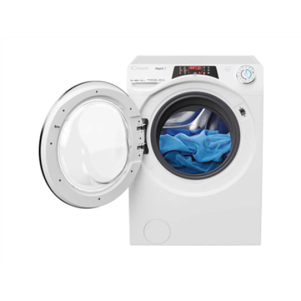 Candy , Washing Machine , RO 6106DWMC7/1-S , Energy efficiency class A , Front loading , Washing capacity 10 kg , 1600 RPM , Depth 58 cm , Width 60 cm , Display , TFT , Steam function , Wi-Fi