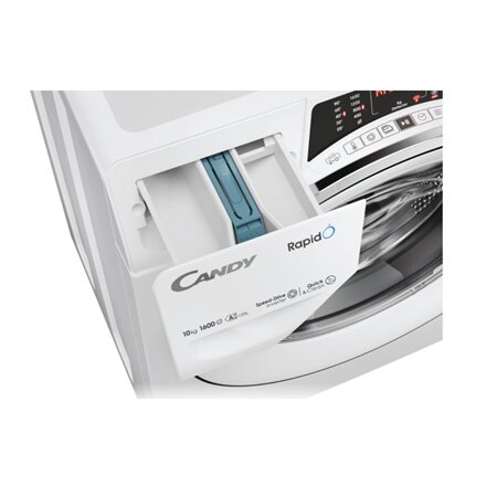 Candy , Washing Machine , RO 6106DWMC7/1-S , Energy efficiency class A , Front loading , Washing capacity 10 kg , 1600 RPM , Depth 58 cm , Width 60 cm , Display , TFT , Steam function , Wi-Fi