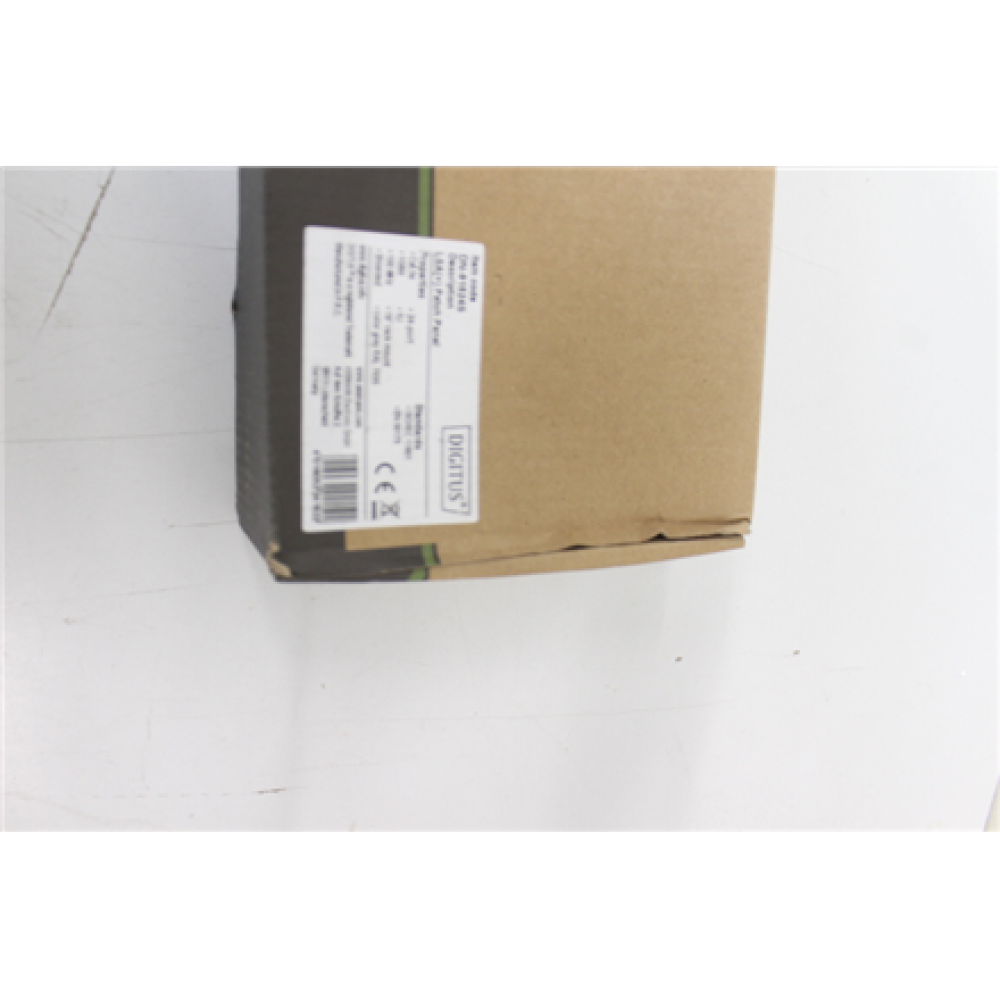 SALE OUT. DIGITUS CAT 5e, Class D patch panel, shielded, 24-port RJ45, 8P8C, LSA, 1U, rack mount, grey, 482x44x109 , Digitus , Patch Panel , DN-91524S , Category: CAT 5e; Ports: 24 x RJ45; Retention strength: 7.7 kg; Insertion force: 30N max , White , DAM