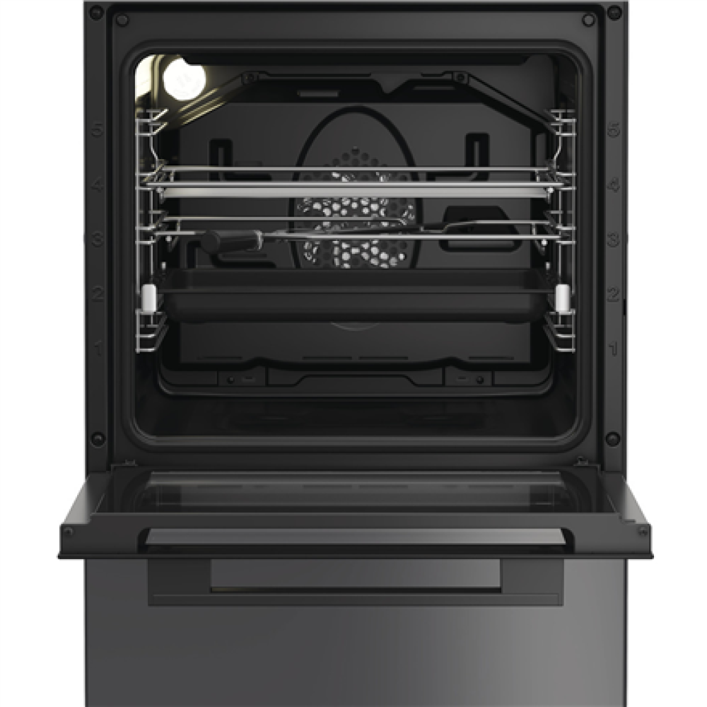 Whirlpool Cooker , W5I8LCSTA , Hob type Induction , Oven type Electric , Anthracite , Width 50 cm , Depth 60 cm , Energy efficiency class A , 60 L