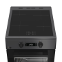 Whirlpool Cooker , W5I8LCSTA , Hob type Induction , Oven type Electric , Anthracite , Width 50 cm , Depth 60 cm , Energy efficiency class A , 60 L