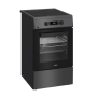Whirlpool Cooker , W5I8LCSTA , Hob type Induction , Oven type Electric , Anthracite , Width 50 cm , Depth 60 cm , Energy efficiency class A , 60 L