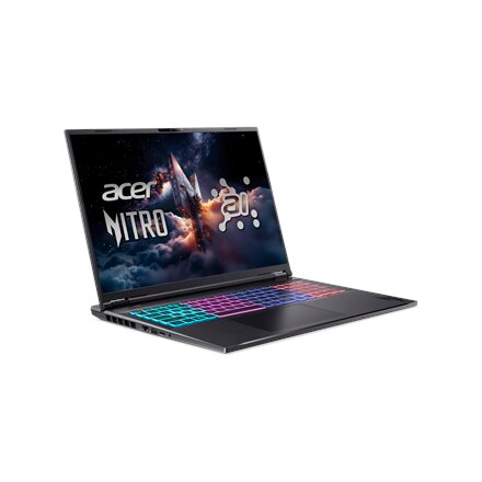 Acer , Nitro 18 AI AN18-61-R25V , Obsidian Black , 18 , IPS , WQXGA , 2560 x 1600 pixels , AMD Ryzen AI 7 , 350 , 16 GB , DDR5 , Solid-state drive capacity 1000 GB , NVIDIA GeForce RTX 5060 , GDDR7 , 8 GB , Windows 11 Home , 802.11ax , Bluetooth version 5