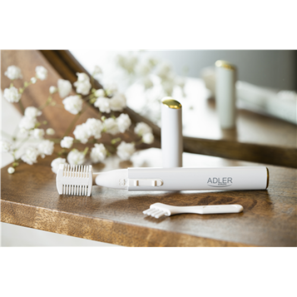 Adler Eyebrow Trimmer AD 2934w Eyebrow Trimmer Pearl White