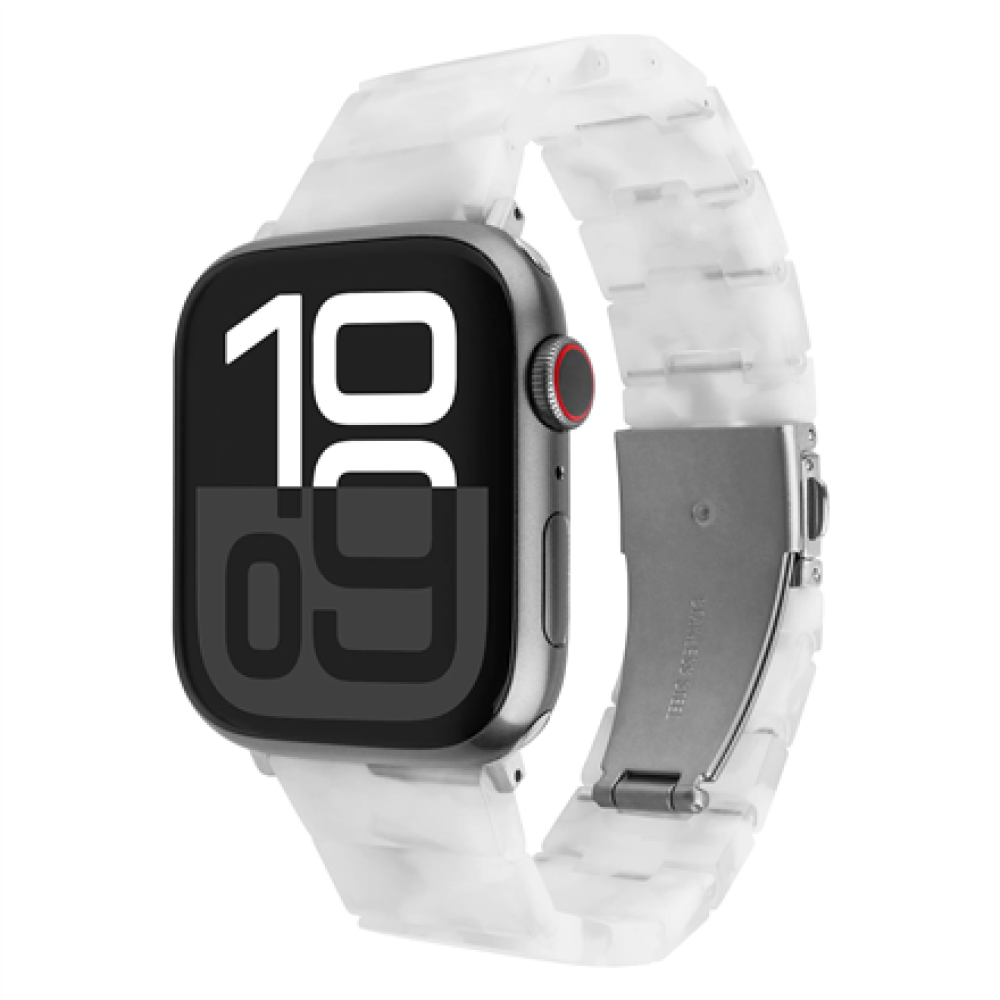 Fixed , Resin Strap for Apple Watch 38/40/41mm , Cloud White , Epoxy resin