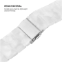 Fixed , Resin Strap for Apple Watch 38/40/41mm , Cloud White , Epoxy resin