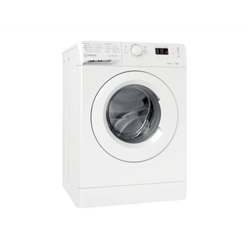INDESIT , Washing machine , MTWA 71252 W EE , Energy efficiency class E , Front loading , Washing capacity 7 kg , 1200 RPM , Depth 54 cm , Width 59.5 cm , Display , LED , White