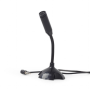 Gembird , Desktop microphone , MIC-D-02 , 3.5 mm , 3.5 mm audio plug , Black