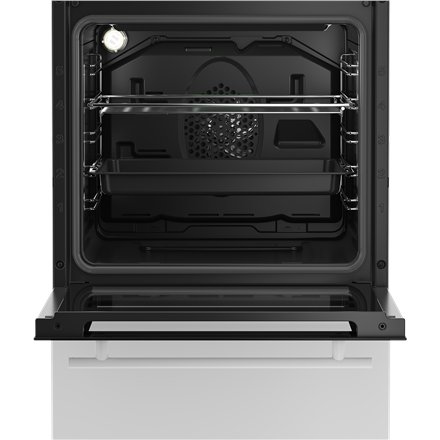 BEKO Cooker , FSM51339DWDS , Hob type Gas , Oven type Electric , White , Width 50 cm , Depth 60 cm , Grilling , LED , Energy efficiency class A , 60 L