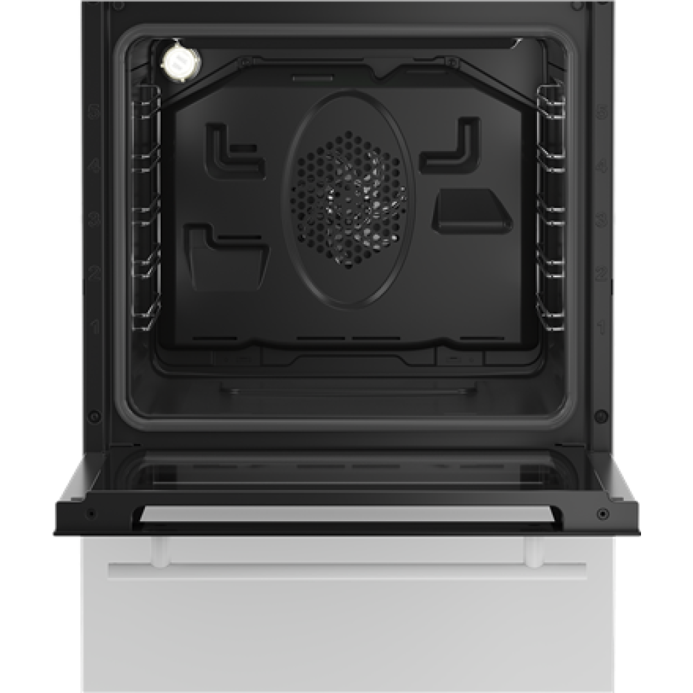 BEKO Cooker , FSM51339DWDS , Hob type Gas , Oven type Electric , White , Width 50 cm , Grilling , LED , Depth 60 cm , 60 L