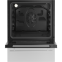 BEKO Cooker , FSM51339DWDS , Hob type Gas , Oven type Electric , White , Width 50 cm , Grilling , LED , Depth 60 cm , 60 L
