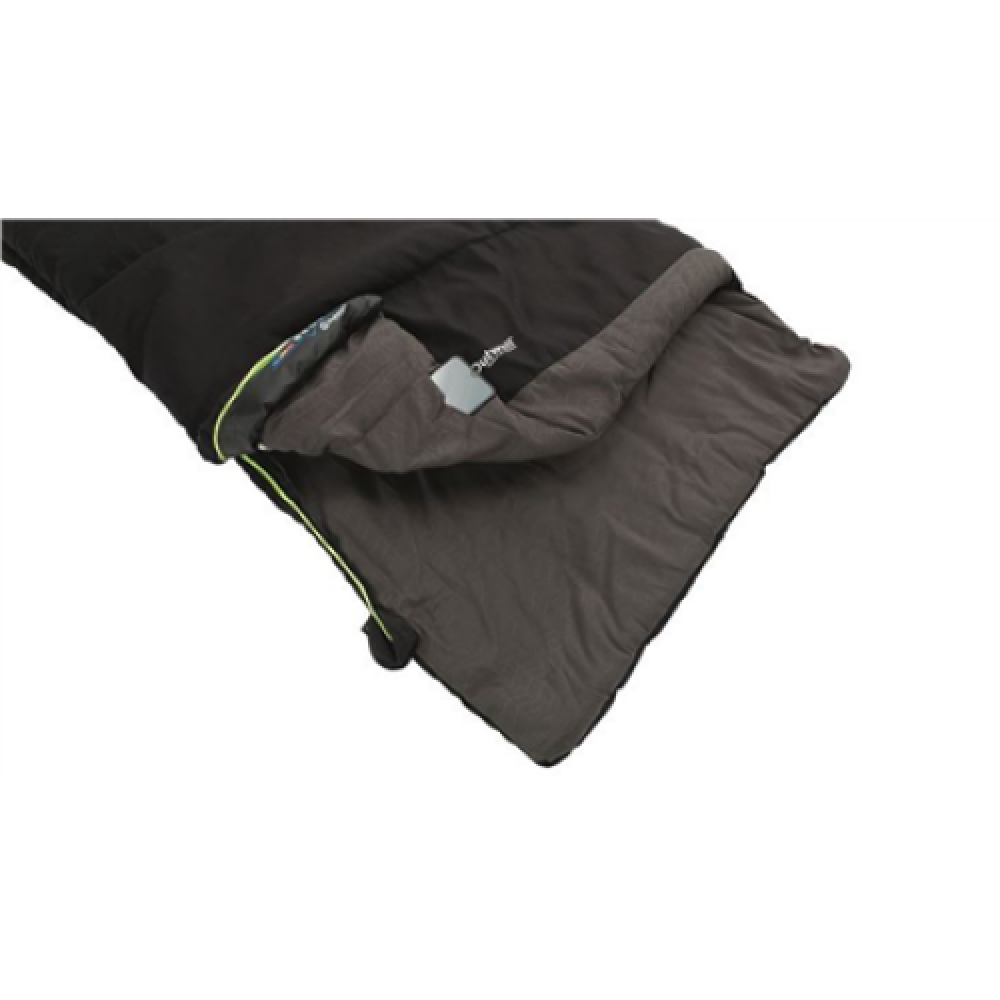 Outwell , Celebration Lux , Sleeping Bag , 225 x 80 cm , -10/8 °C , 2 way open - auto lock, L-shape