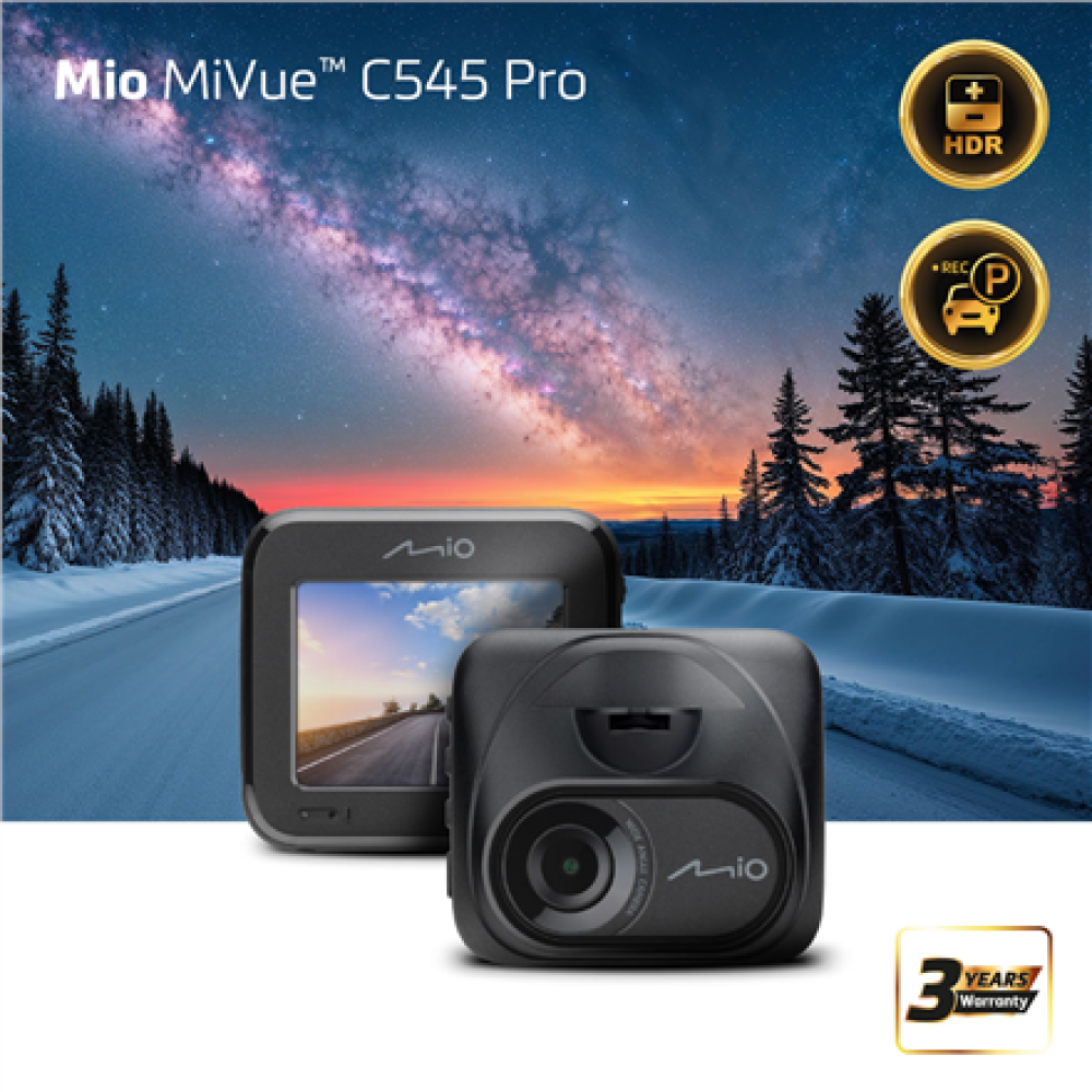 Mio Dash Cam with HDR , MiVue C545Pro , 2.0