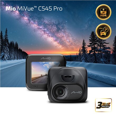 Mio , Dash Cam with HDR , MiVue C545Pro , 320 x 240