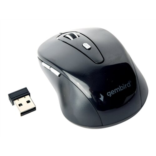 Gembird , 6-button wireless optical mouse , MUSW-6B-01 , Optical mouse , USB , Black