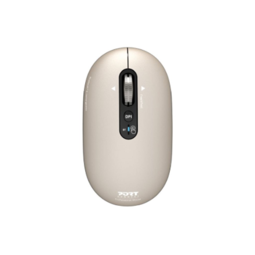 PORT CONNECT Mouse , PURE MAC , Wireless , Bluetooth , Beige Perle