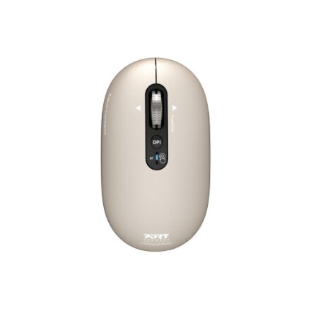PORT CONNECT Mouse , PURE MAC , Wireless , Bluetooth , Beige Perle