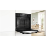 Bosch Oven , HRG578BB7 , 71 L , Electric , Pyrolysis , Knobs , Steam function , Height 59.5 cm , Width 59.4 cm , Black