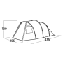 Easy Camp Family tent , Hidra 4 , 4 person(s) , Green