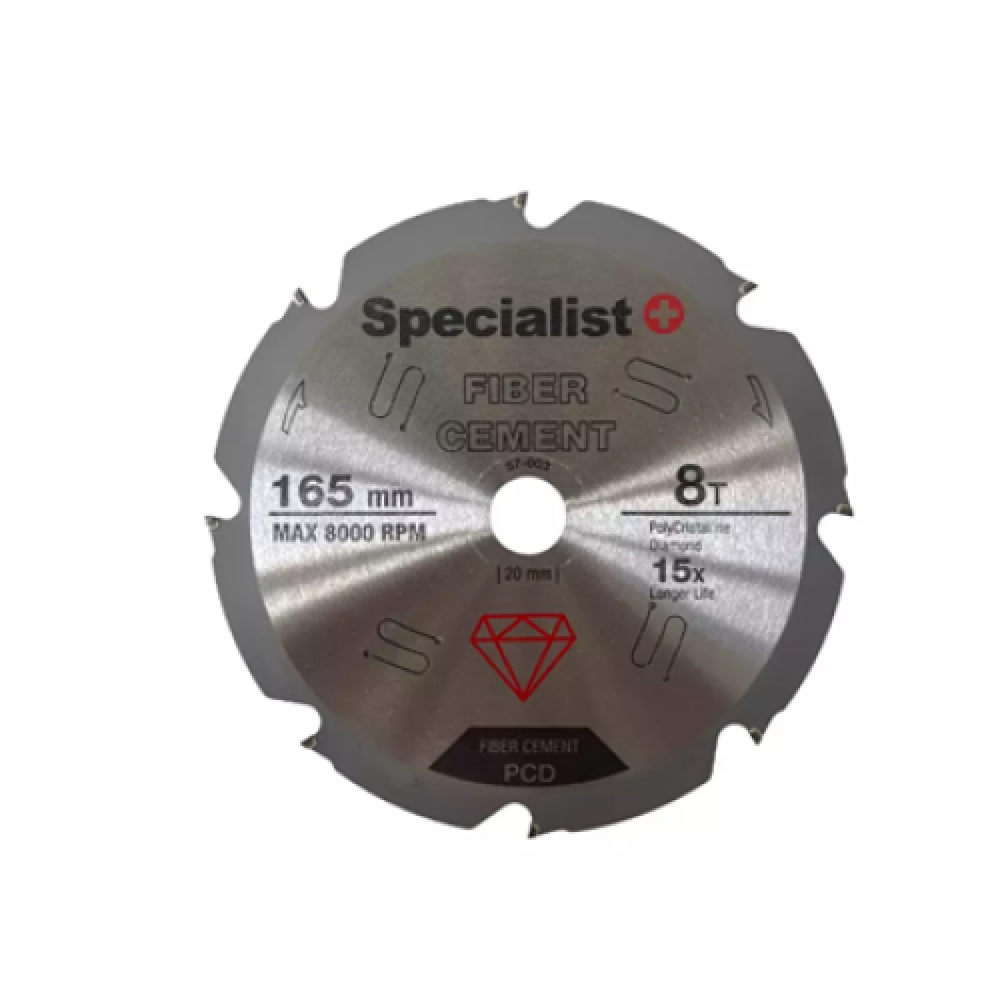 Fiber Cement Cutting Discs, 165 x 20 mm