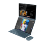 Lenovo Yoga Book 9 14IAH10 Intel , Tidal Teal , 2x14 , OLED , Touchscreen , 2.8K WQXGA+ , 2880 x 1800 pixels , Intel Core Ultra 7 , 255H , 32 GB , Soldered LPDDR5X , Solid-state drive capacity 1000 GB , Intel Arc 140T GPU , Windows 11 Home , 802.11be , Bl
