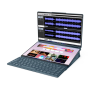 Lenovo Yoga Book 9 14IAH10 Intel , Tidal Teal , 2x14 , OLED , Touchscreen , 2.8K WQXGA+ , 2880 x 1800 pixels , Intel Core Ultra 7 , 255H , 32 GB , Soldered LPDDR5X , Solid-state drive capacity 1000 GB , Intel Arc 140T GPU , Windows 11 Home , 802.11be , Bl