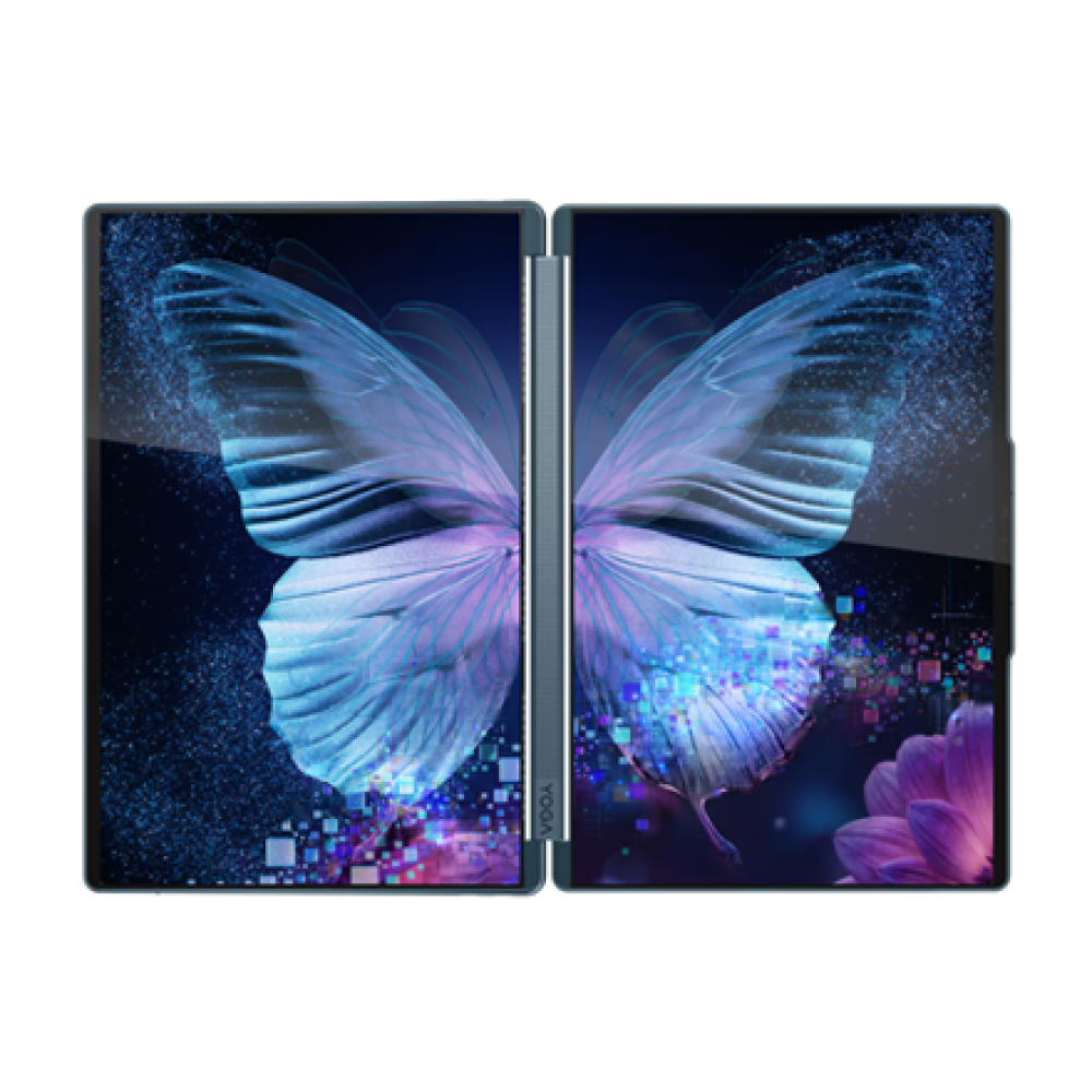 Lenovo Yoga Book 9 14IAH10 Intel , Tidal Teal , 2x14 , OLED , Touchscreen , 2.8K WQXGA+ , 2880 x 1800 pixels , Intel Core Ultra 7 , 255H , 32 GB , Soldered LPDDR5X , Solid-state drive capacity 1000 GB , Intel Arc 140T GPU , Windows 11 Home , 802.11be , Bl