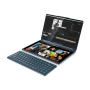 Lenovo Yoga Book 9 14IAH10 Intel , Tidal Teal , 2x14 , OLED , Touchscreen , 2.8K WQXGA+ , 2880 x 1800 pixels , Intel Core Ultra 7 , 255H , 32 GB , Soldered LPDDR5X , Solid-state drive capacity 1000 GB , Intel Arc 140T GPU , Windows 11 Home , 802.11be , Bl