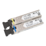 MikroTik Pair of SFP modules S-3553LC20D (S-35LC20D 1.25G SM 20km T1310nm/R1550nm + S-53LC20D 1.25G SM 20km T1550nm/R1310nm) , MikroTik , Maximum transfer distance 20000 m