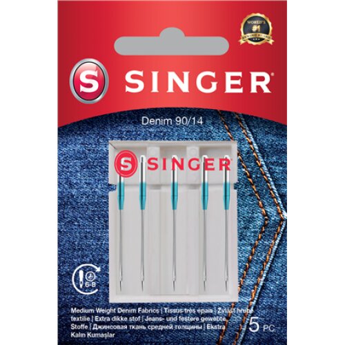 Singer , Denim Needle 90/14 5PK