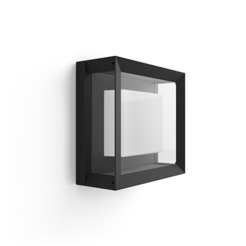 Philips Hue WCA Econic Outdoor Square Wall Lantern , 15 W , 2000-6500 Hue White Colour Ambiance