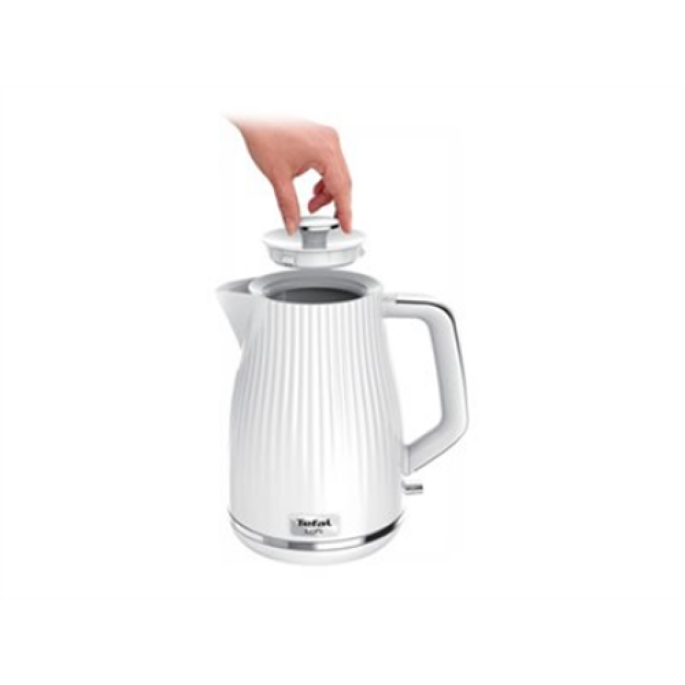 TEFAL , Electric Kettle , KO250130 , Electric , 2400 W , 1.7 L , Plastic , 360° rotational base , White