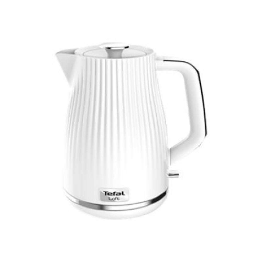 TEFAL , Electric Kettle , KO250130 , Electric , 2400 W , 1.7 L , Plastic , 360° rotational base , White