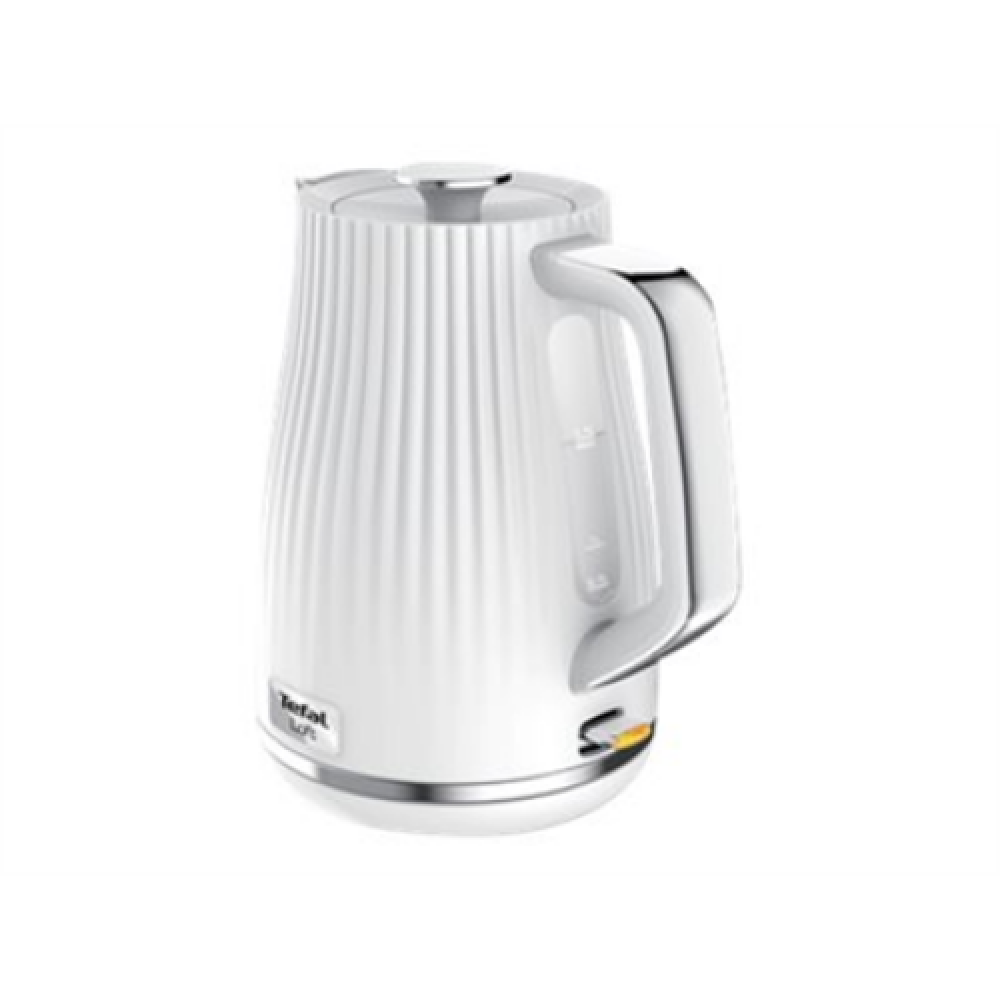 TEFAL , Electric Kettle , KO250130 , Electric , 2400 W , 1.7 L , Plastic , 360° rotational base , White