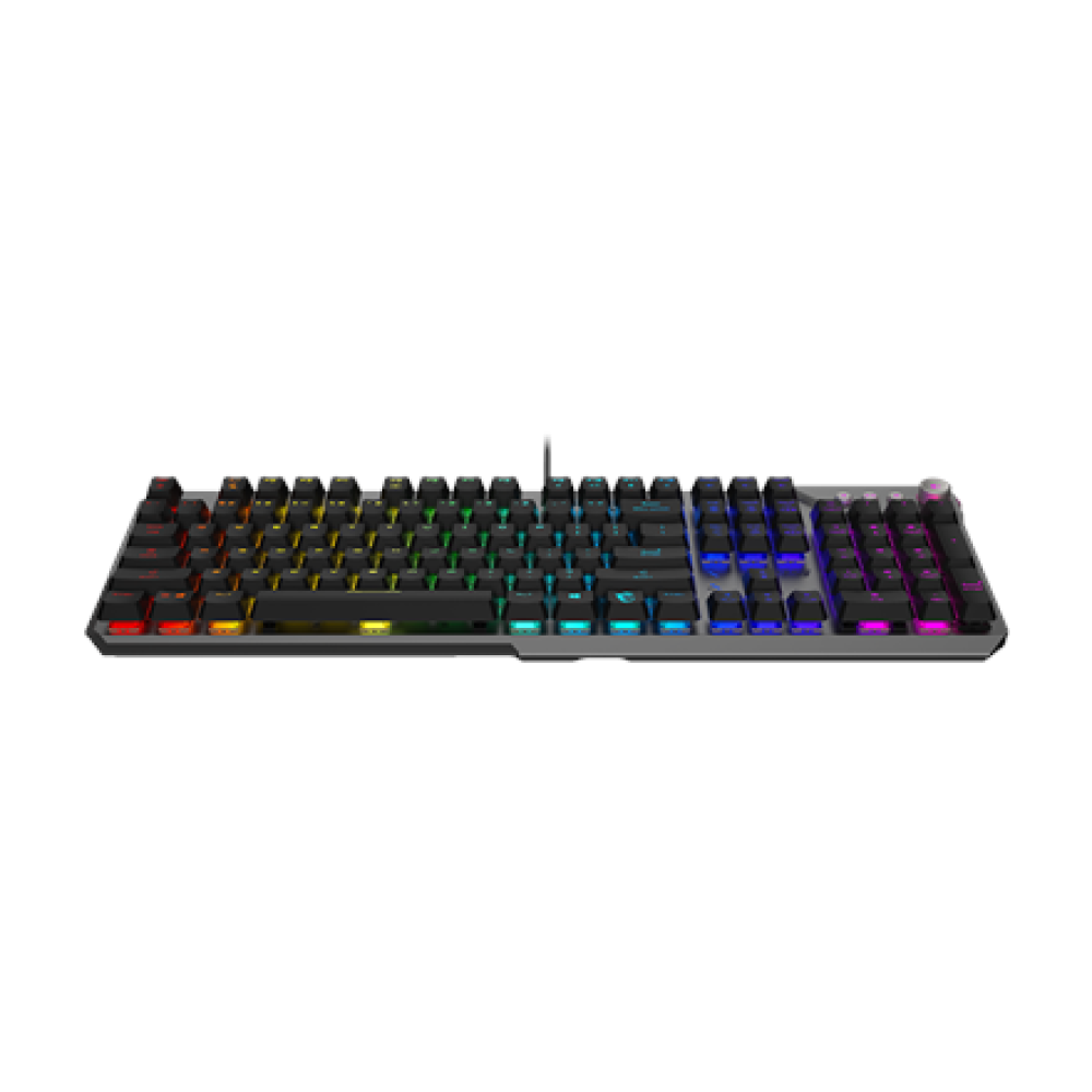 MSI STRIKE 600 SILENT US , Gaming Keyboard , Wired , US , USB 2.0 , KAILH Midnight PRO Silent Tactile